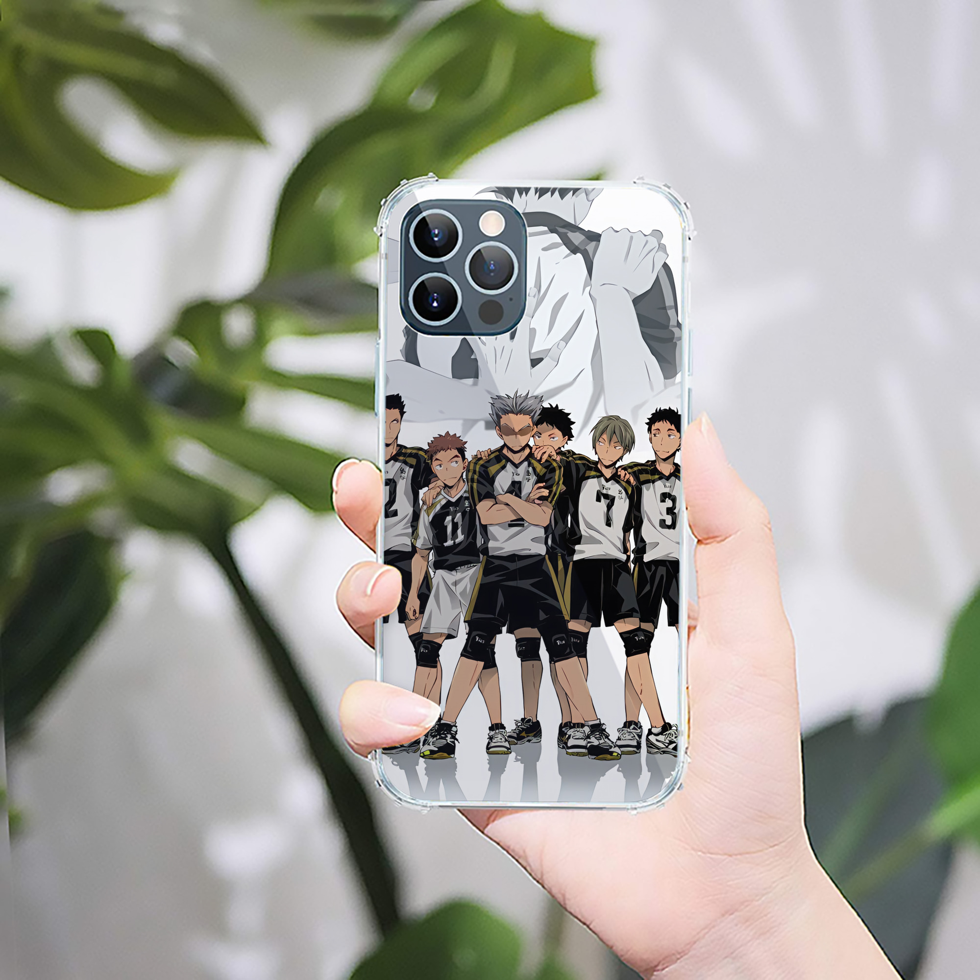 （画像用） ハイキュー!! Haikyu!! 【iPhone 12シリーズ対応】透明スマホケース（クリアソフトケース）